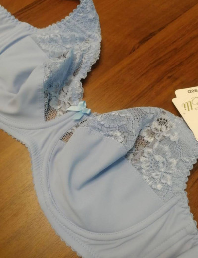 Бюстгальтер мягкий с подкроем Elli 1012 голубой, Цвет: голубой, Размеры: 85D, изображение 6