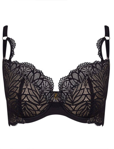 Бюстгальтер полумягкий Esotiq 38780 RUMBA черно-бежевый, Цвет: черно-бежевый, Размеры: 75G, изображение 3