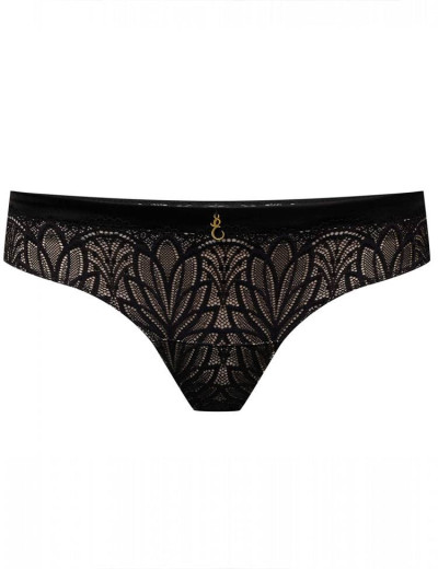 Трусы стринги Esotiq 38781 RUMBA черно-бежевый, Цвет: черно-бежевый, Размеры: S, изображение 3
