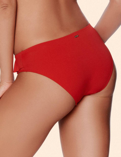 Красные плавки с рюшами Esotiq BAE 38956, Цвет: красный, Размеры: S, изображение 2