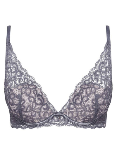 Бюстгальтер планж с пуш-ап Esotiq ITALA 38995 графит, Цвет: графит, Размеры: 65C, изображение 6