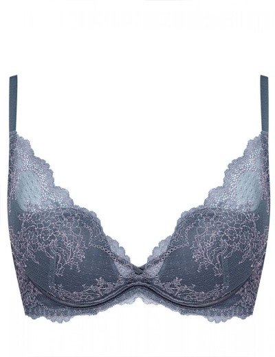 Бюстгальтер планж со съемным пуш-ап Esotiq RHONDA 38773 графит, Цвет: графит, Размеры: 65C, изображение 6