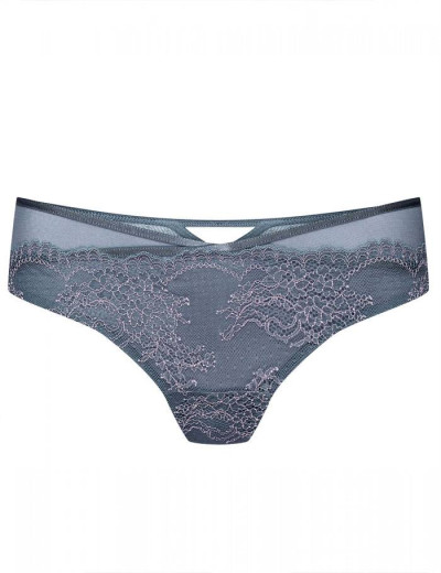 Кружевные трусы стринги Esotiq RHONDA 38774 графит, Цвет: графит, Размеры: S, изображение 3