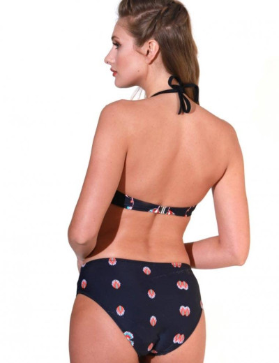 Купальник бандо с формованной чашкой Jolidon JAVA RF74 20 черный, Цвет: черный, Размеры: 70B, изображение 2