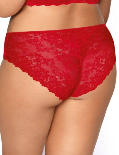 Трусы слипы миди MAT CARMELA F-053-51-1 красный, Цвет: красный, Размеры: 3XL, изображение 2