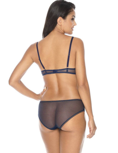 Бюстгальтер балконет пуш-ап MAT CATY M-3016-11, Цвет: темно-синий, Размеры: 65C, изображение 5