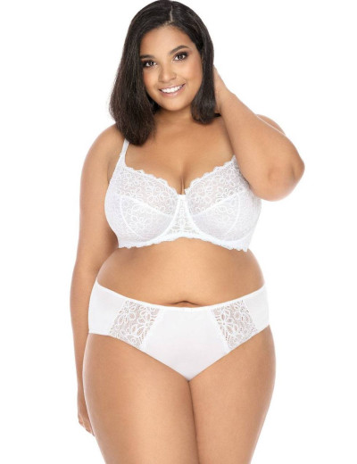 Кружевной мягкий бюстгальтер MAT JACKIE M-0168-2 белый, Цвет: белый, Размеры: 75D, изображение 3