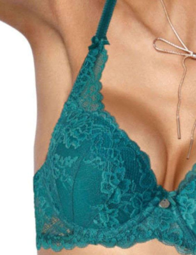 Бюстгальтер балконет пуш-ап MAT LIVIA M-3123-11-2 изумрудный, Цвет: изумрудный, Размеры: 70C, изображение 2
