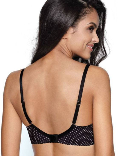 Бюстгальтер балконет пуш-ап MAT AMARA M-2902-11, Цвет: черный/бежевый, Размеры: 70D, изображение 3