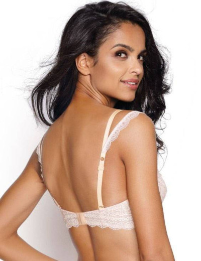 Бюстгальтер балконет пуш-ап MAT MARISOL M-2906-11, Цвет: бежевый/молочный, Размеры: 75E, изображение 3