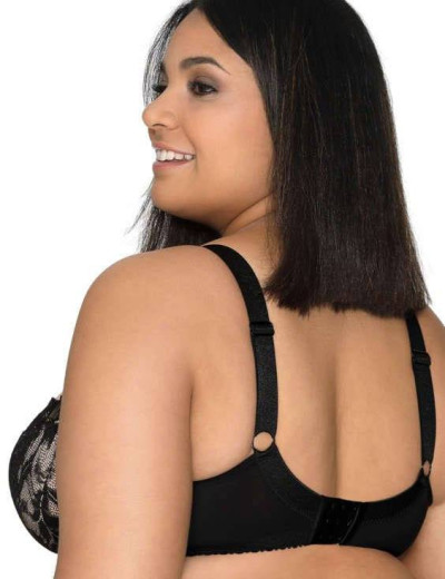 Бюстгальтер мягкий MAT OLIVIA M-3108-2, Цвет: черный с бежевым, Размеры: 70D, изображение 2