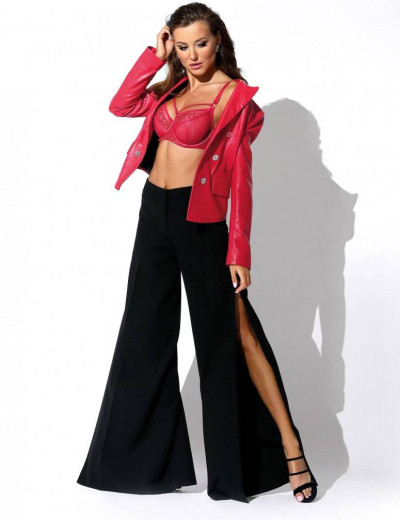 Бюстгальтер мягкий со стрэпами Novika MARGOT N03 M, Цвет: красный, Размеры: 65J, изображение 4