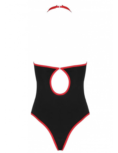 Сексуальное боди Avanua CYRA BODY, Цвет: черно-красный, Размеры: L/XL, изображение 4