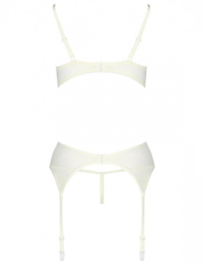 Соблазнительный комплект-тройка Avanua EMMA SET, Цвет: экрю, Размеры: L/XL, изображение 4