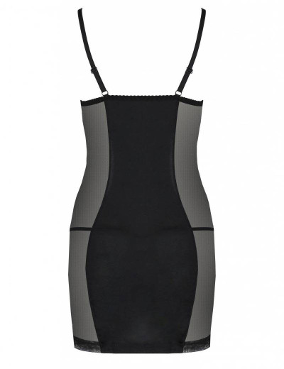 Соблазнительная сорочка + стринги Avanua HANAN CHEMISE, Цвет: черный, Размеры: 2XL/3XL, изображение 4