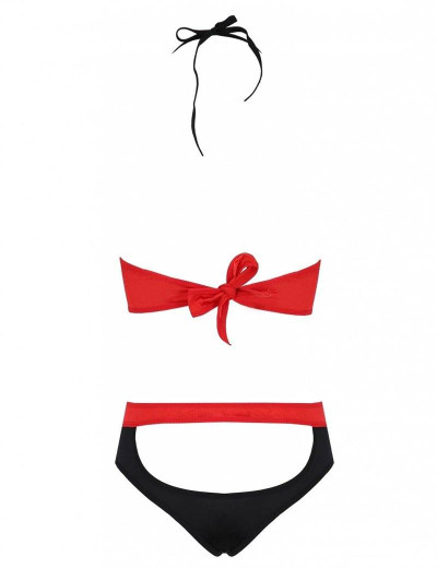 Сексуальный комплект Avanua HARPER SET, Цвет: черно-красный, Размеры: S/M, изображение 4