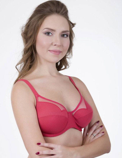 Бюстгальтер мягкий Aveline 660310 мак, Цвет: мак, Размеры: 75E, изображение 2