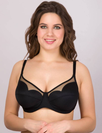 Бюстгальтер мягкий Aveline 660310 черный, Цвет: черный, Размеры: 105D, изображение 2