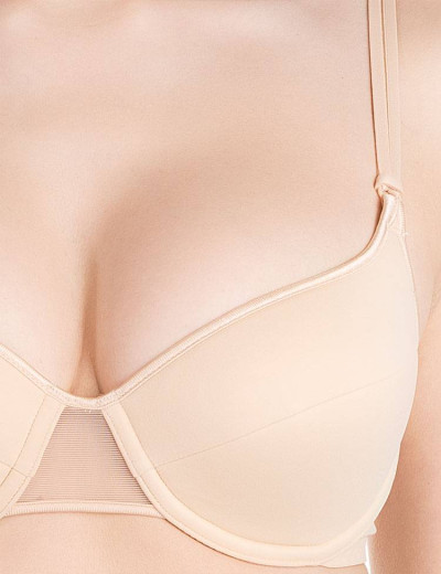 Гладкий бюстгальтер Aveline 660370 бежевый, Цвет: бежевый, Размеры: 70D, изображение 4