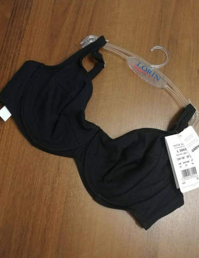 Раздельный купальник с мягкой чашкой Lorin L3093/1 BIG, Цвет: черный, Размеры: 90D, изображение 6