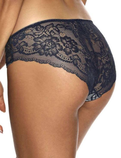 Трусы слипы MAT LARA F-3207-5, Цвет: темно-синий с экрю, Размеры: M, изображение 2