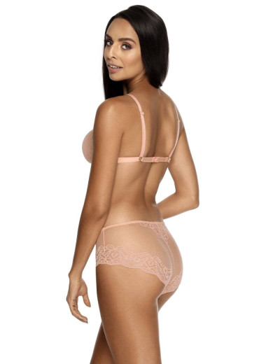 Мягкий бюстгальтер триангул без косточек MAT MILO M-3210-0 пудровый, Цвет: пудровый, Размеры: 65F, изображение 3