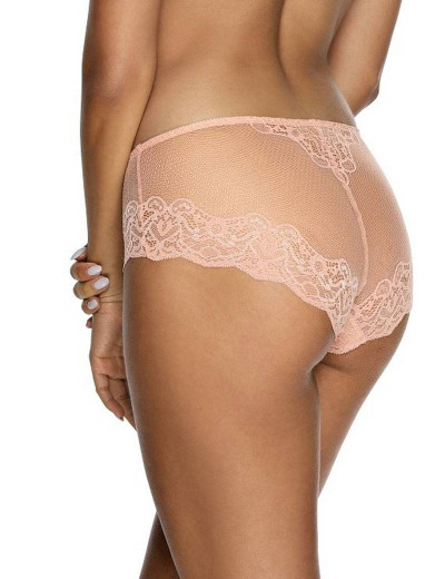 Кружевные трусы слипы MAT MILO F-3210-5 пудровый, Цвет: пудровый, Размеры: M, изображение 2