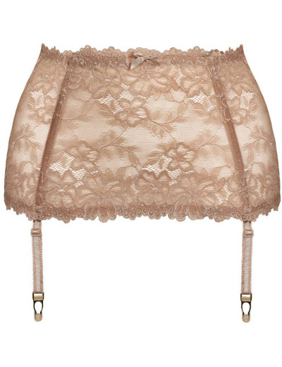 Кружевной пояс для чулок MAT CARMELA P-053-3 бежевый, Цвет: бежевый, Размеры: S, изображение 2