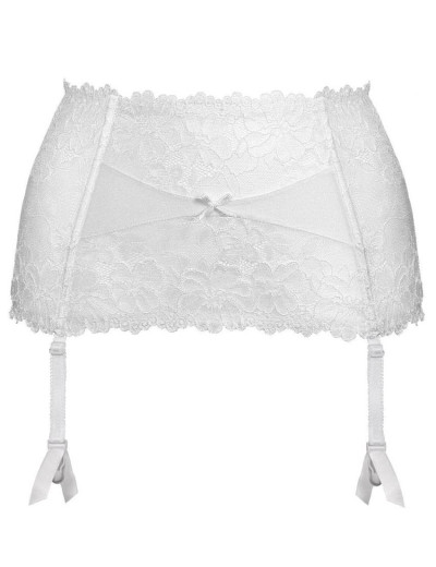 Кружевной пояс для чулок MAT CARMELA P-053-3 белый, Цвет: белый, Размеры: S, изображение 3