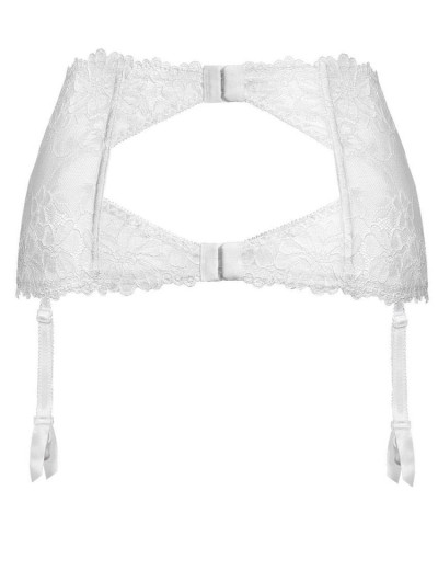 Кружевной пояс для чулок MAT CARMELA P-053-3 белый, Цвет: белый, Размеры: S, изображение 4