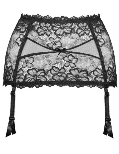Кружевной пояс для чулок MAT CARMELA P-053-3 черный, Цвет: черный, Размеры: M, изображение 3