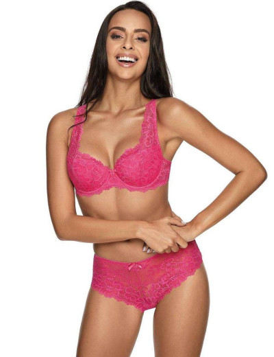 Бюстгальтер балконет тюльпан MAT CARMELA RO 053-22, Цвет: ярко-розовый, Размеры: 65C, изображение 4