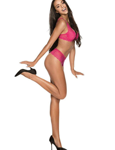 Кружевные трусы шортики MAT CARMELA RO 053-54-2, Цвет: ярко-розовый, Размеры: S, изображение 3