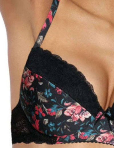 Бюстгальтер балконет пуш-ап MAT CLARIE M-3155-11, Цвет: черный, Размеры: 70E, изображение 3