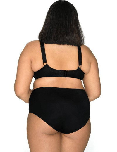 Трусы слипы миди MAT NORI F-3152-51, Цвет: черный с изумрудным, Размеры: M, изображение 4