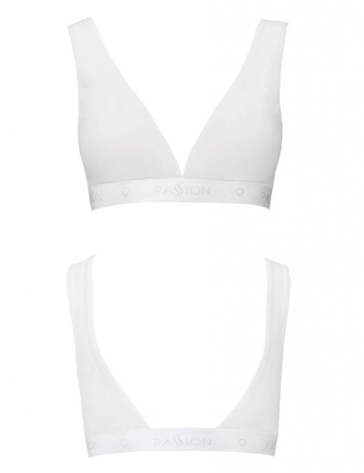 Хлопковый топ с открытой спиной Passion PS015 TOP WHITE, Цвет: белый, Размеры: M, изображение 3