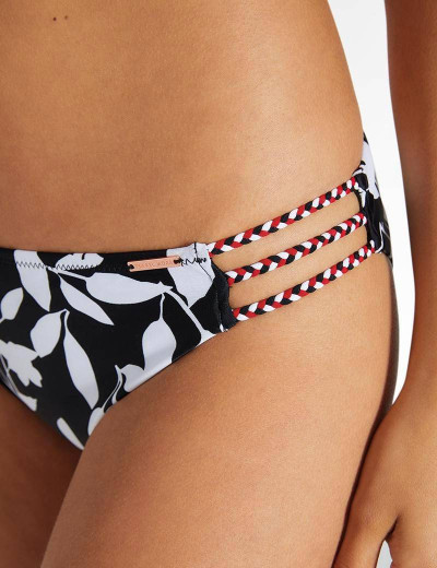 Черно-белый купальник халтер Ysabel Mora 81641, Цвет: черный/белый, Размеры: 75B, изображение 3