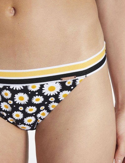 Открытый купальник с цветами Ysabel Mora CITRUS 81689, Цвет: черный/желтый, Размеры: 80B, изображение 4