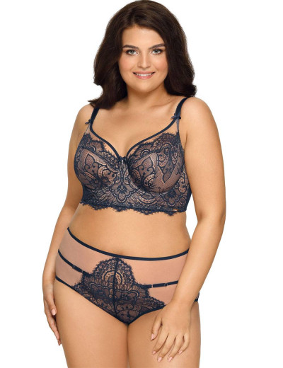 Трусы слипы миди Ava CRYSTAL 1396/2 figi темно-синий, Цвет: темно-синий, Размеры: M, изображение 2