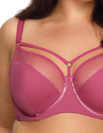 Бюстгальтер полумягкий Ava NOVATO LUX 1030/1 PU розовый со стрэпами, Цвет: розовый, Размеры: 85B, изображение 4
