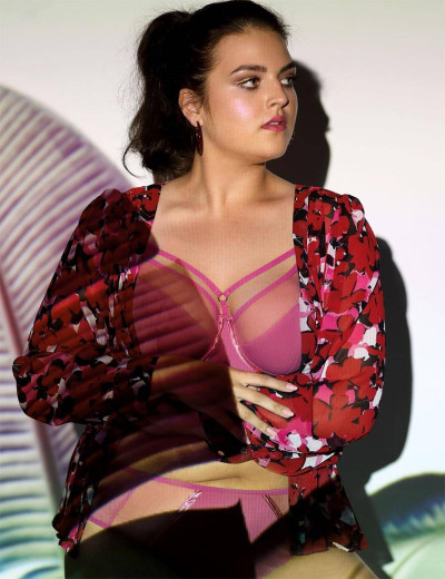 Бюстгальтер полумягкий Ava NOVATO LUX 1030/1 PU розовый со стрэпами, Цвет: розовый, Размеры: 85B, изображение 2