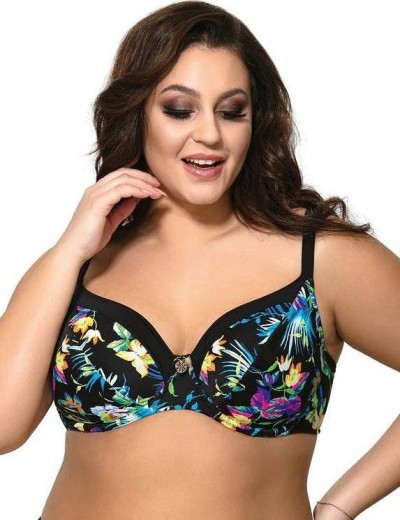 Раздельный купальник с мягкой чашкой Ava SK119M+SF119/1, Цвет: флора, Размеры: 95C, изображение 2