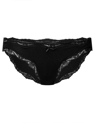 Комплект хлопковых трусов Esotiq 38522 PANTIES PELINA (2 шт) светло-розовый/черный, Цвет: светло-розовый/черный, Размеры: L, изображение 3