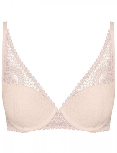 Бюстгальтер бралетт пуш-ап Esotiq RYTHM 38819 пудровый, Цвет: пудровый, Размеры: 75D, изображение 3