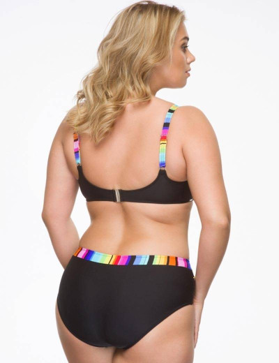 Раздельный купальник с мягкой чашкой Fianeta 2842, Цвет: черный, Размеры: 100C, изображение 2