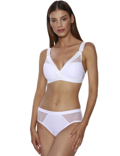 Трусы бразилиана Kinga LARA 748/2-B белый, Цвет: белый, Размеры: S, изображение 3