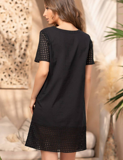 Туника хлопковая Mia-Amore ROCHELLE 1615 черный, Цвет: черный, Размеры: S/M, изображение 2