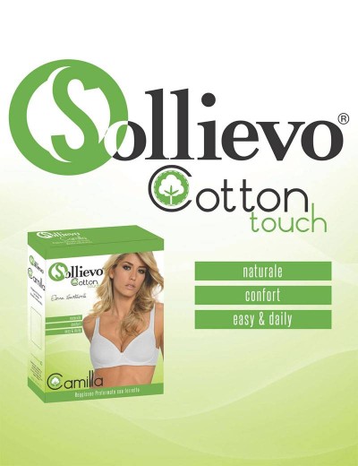 Хлопковый бюстгальтер Sollievo CAMILLA bianco, Цвет: bianco (белый), Размеры: 75C, изображение 5