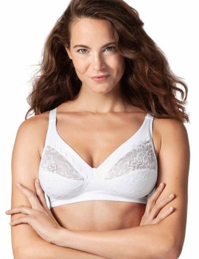 Мягкий бюстгальтер без косточек Sollievo PIUMA bianco, Цвет: bianco (белый), Размеры: 75B, изображение 3