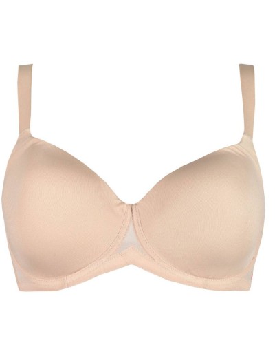 Бюстгальтер балконет формованный Sollievo S2 nudo, Цвет: nudo (телесный), Размеры: 85D, изображение 2